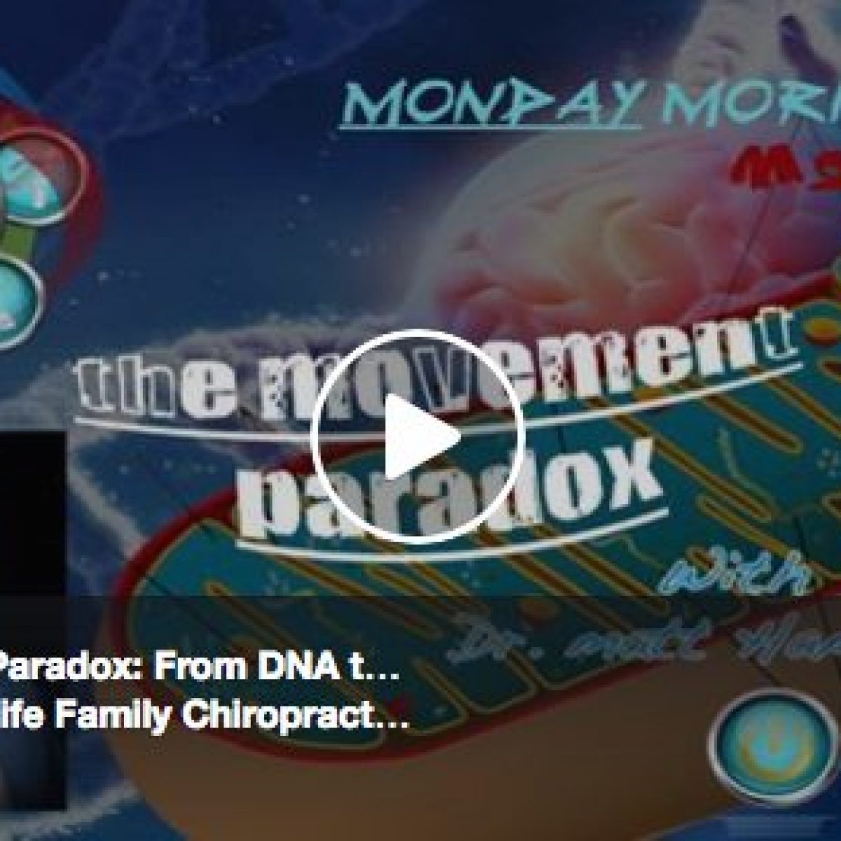 The Movement Paradox: From DNA to Embryogenesis to Mitochondria